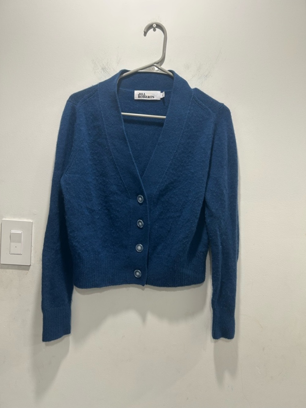 Jill Robert The Shrunken V Neck Cashmere Cardigan